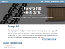 Tablet Screenshot of conveyorbelting.net
